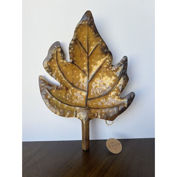 The Art Of Autumn Other - Fall Leaf, Autumn, Halloween, Thanksgiving Wall Hanging, Table Decor, NWT